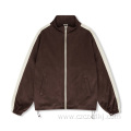 Autumn winter suede zip coat